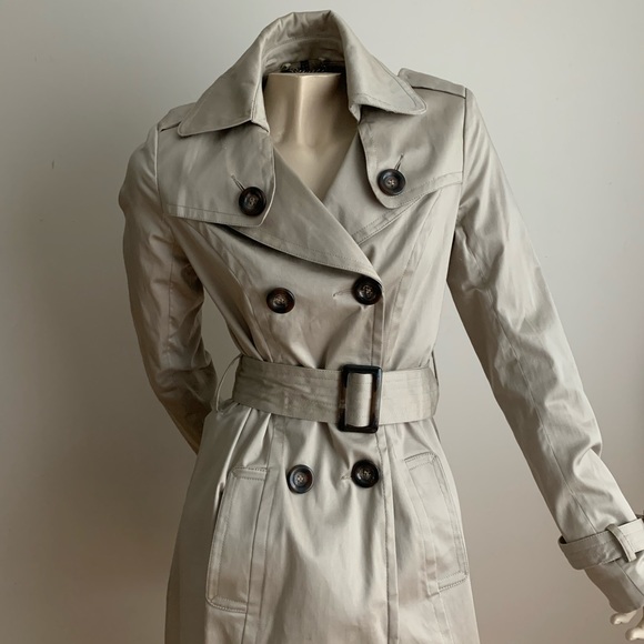 Le Chateau Tan Peacoat Jacket - Picture 1 of 9